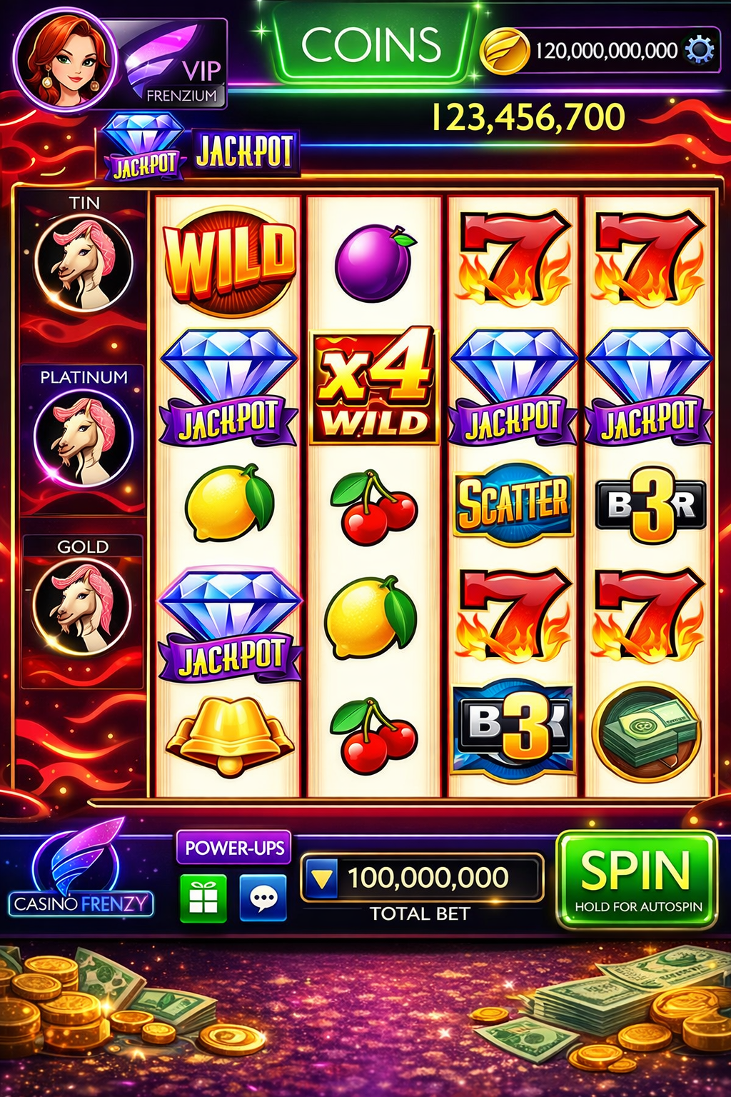 Slots Royale 777 game